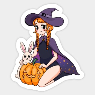 Witch halloween Sticker